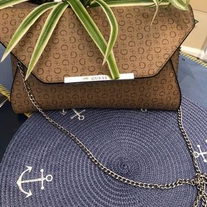 Guess PU Leather Envelope Clutch